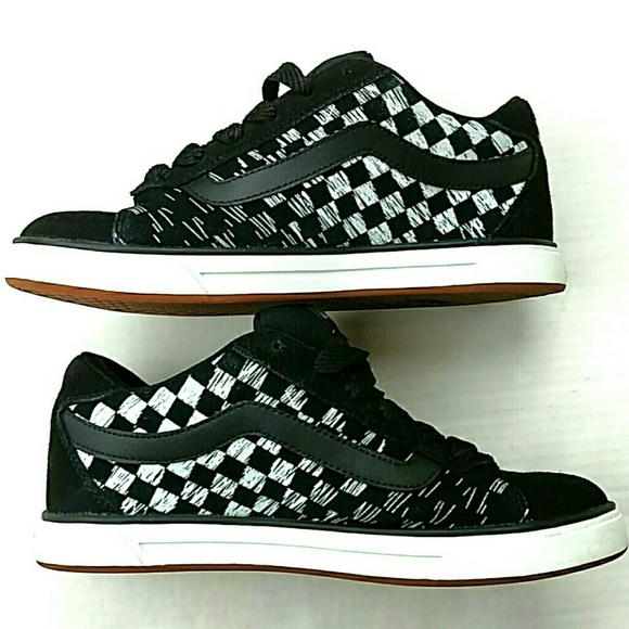 my checkered vans faded